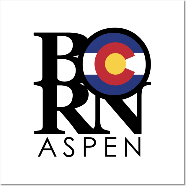 BORN Aspen Colorado Wall Art by HomeBornLoveColorado